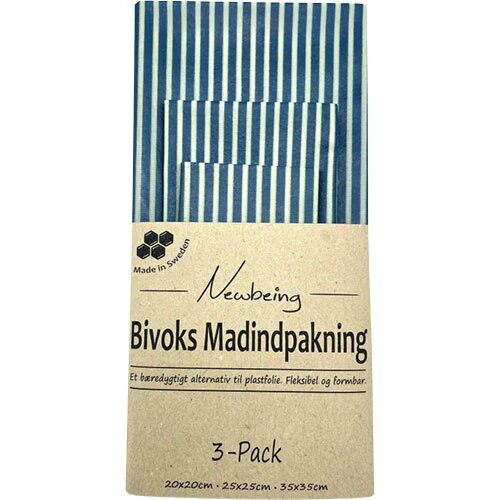 Bivoks Madindpakning Blå