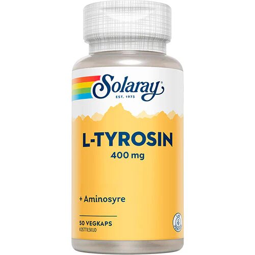 Solaray L Tyrosin 50 Kapsler