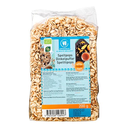 Speltpops øko    200 Gram