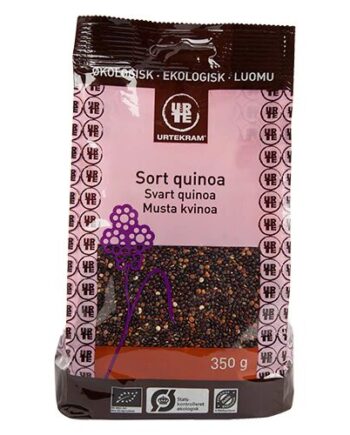 Quinoa Sort økologisk   350 Gram