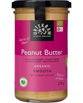 Peanut Butter Smooth øko    250 Gram