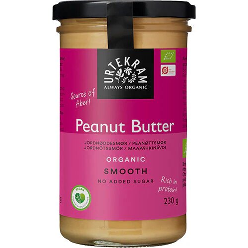 Peanut Butter Smooth øko    250 Gram
