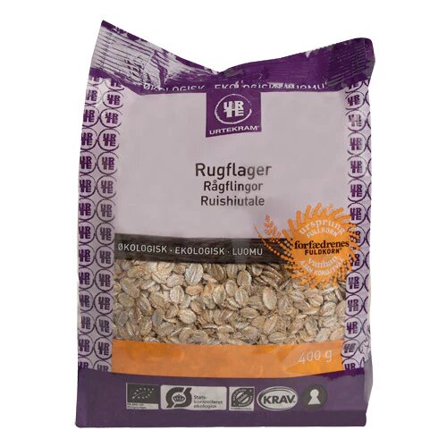 Rugflager økologisk   400 Gram