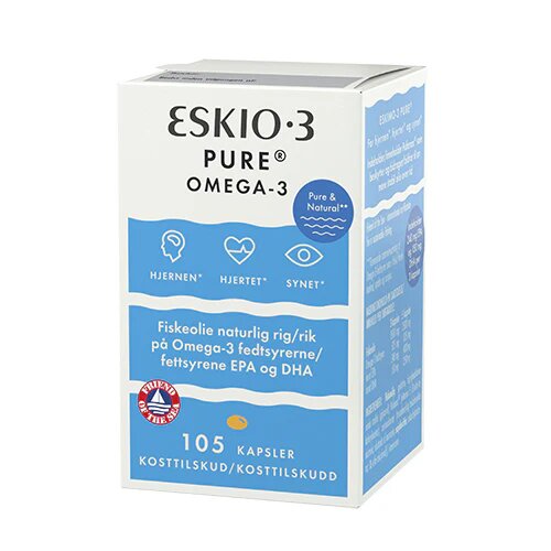 Eskio 3 Pure Omega 3   105 Kapsler