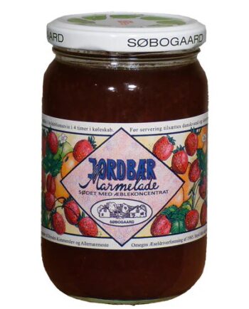 Jordbærmarmelade Sødet M æbleø