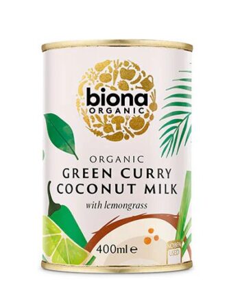 Kokosmælk Grøn Karry M  Citrongræs øko    400 Gram