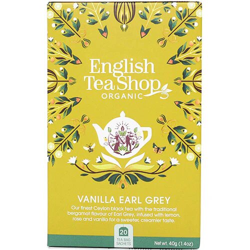 Vanilla Earl Grey Te øko   20 Breve