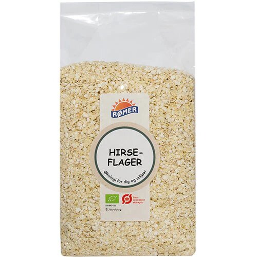 Hirseflager øko    500 Gram