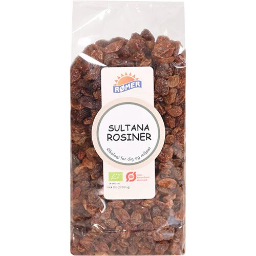 Rosiner Lyse Sultana øko    500 Gram