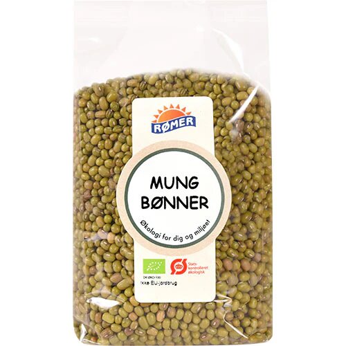 Mung Bønner øko    500 Gram