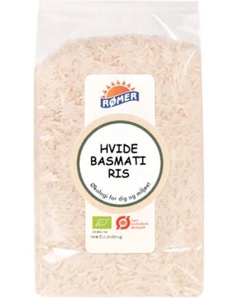 Hvide Basmatiris øko    500 Gram