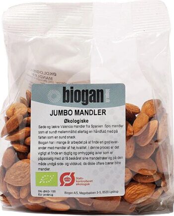 Mandler Jumbo øko    200 Gram