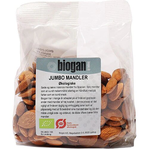 Mandler Jumbo øko    200 Gram