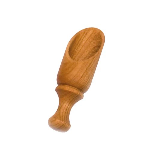 Stor Salt Ske 9 Cm Kirsebærtræ   1 Stk
