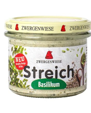 Smørepålæg M  Basilikum Streich øko    180 Gram