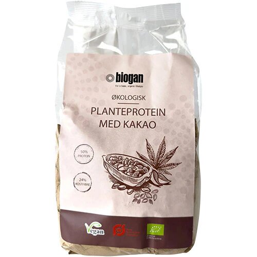 Planteprotein M  Kakao Vegansk øko    450 Gram