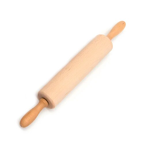 Kagerulle M  Metal Akse 40 Cm Bøgetræ   1 Stk