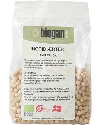 Ingrid ærter øko    500 Gram