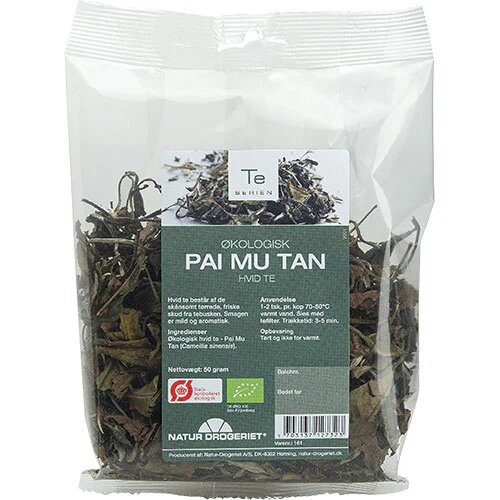 Hvid Te   Pai Mu Tan  øko    50 Gram