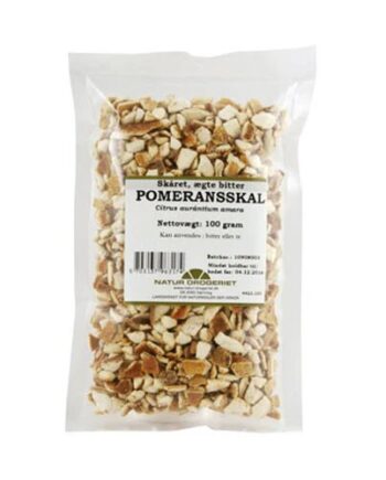 Pomeransskal Bitter Skåret   100 Gram