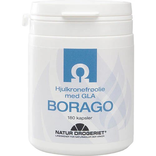 Borago Hjulkroneolie   180 Kapsler