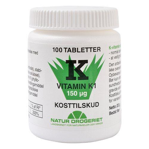 K1 Vitamin 150 Mcg  100tab