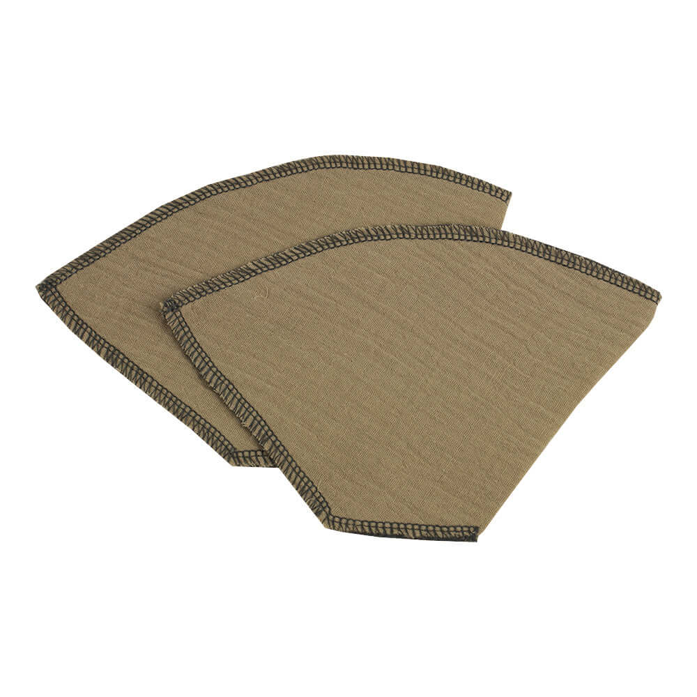 Genanvendelige Kaffefiltre 2 Lags   økologiske   2 Stk  Beige  4