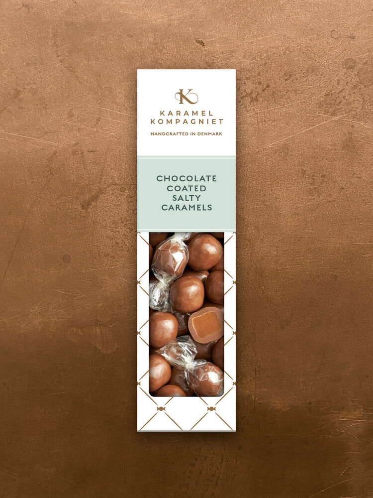 Karamelkompagniet Gaveæske M Chokoladeovertrukket Saltkaramel  109g
