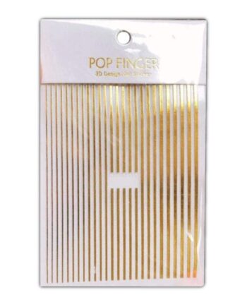 Striping Tape   Guld   Klistermærke Nail Stickers Til Negle