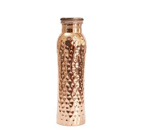 Kobber Vandflaske Hamret 500 Ml 1 Stk