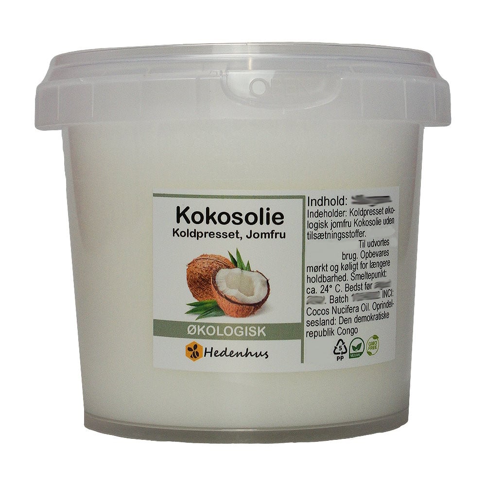 Kokosolie  Jomfru økologisk   100 Gram