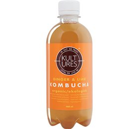 Kombucha Ginger   Lime ø   Bull  400 Ml