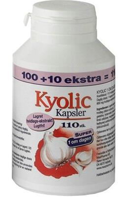 Kyolic 1 Om Dagen 100 10 Kap  110kaps