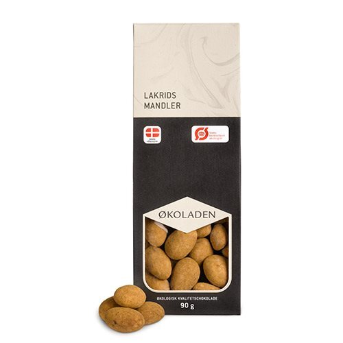 økoladen Lakridsmandler ø  90g
