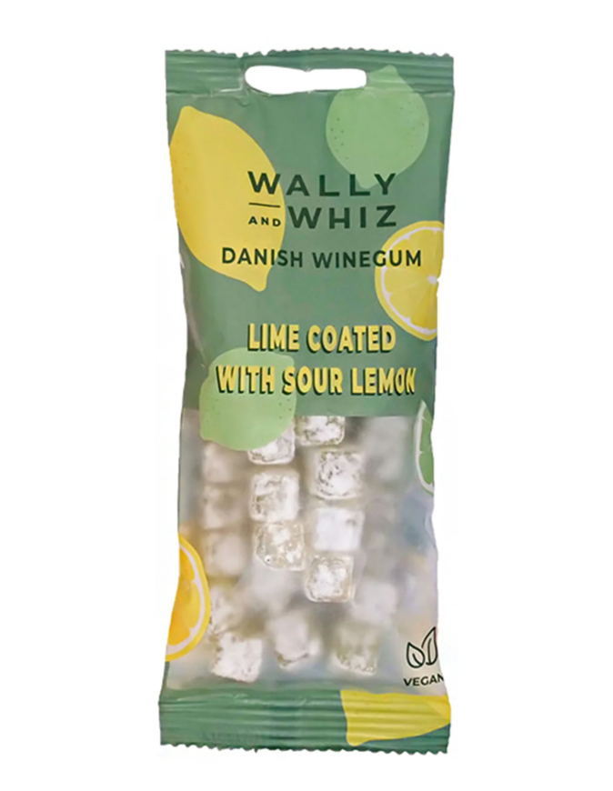 Wally   Whiz Vingummi Lime Citron  57g