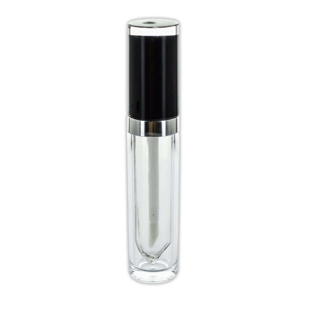 Lip Gloss Hylster 7 5 Ml  Sort Og Sølv