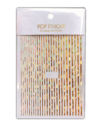 Striping Tape   Guld Holographic   Klistermærke Nail Stickers