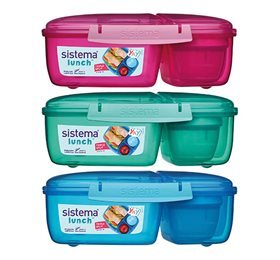 Sistema Madkasse M  3 Rum 2 L  Ass  Farver  1stk