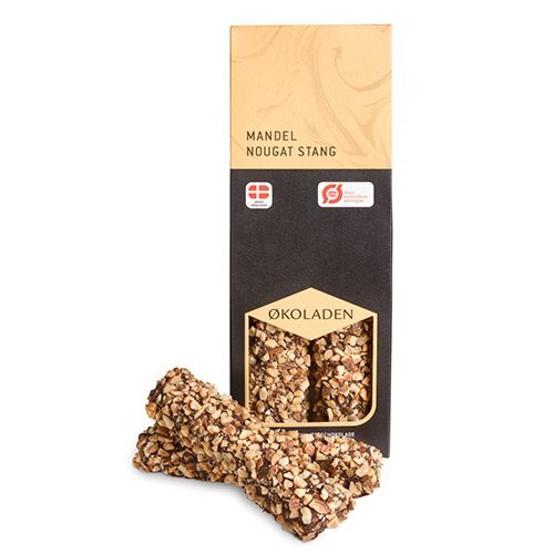 økoladen Mandel Nougat Stang ø  75g