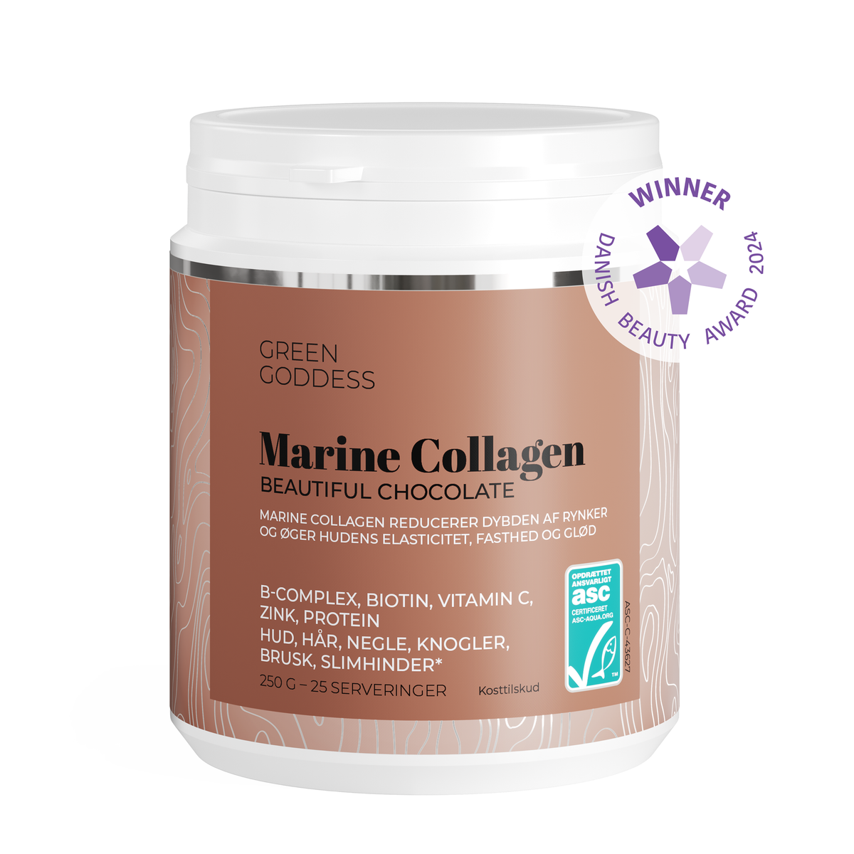 Green Goddess Marine Collagen Beautiful Chocolate 250 Gram