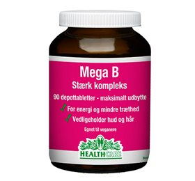 Healthcare Mega B Stærk Kompleks 90 Tabl