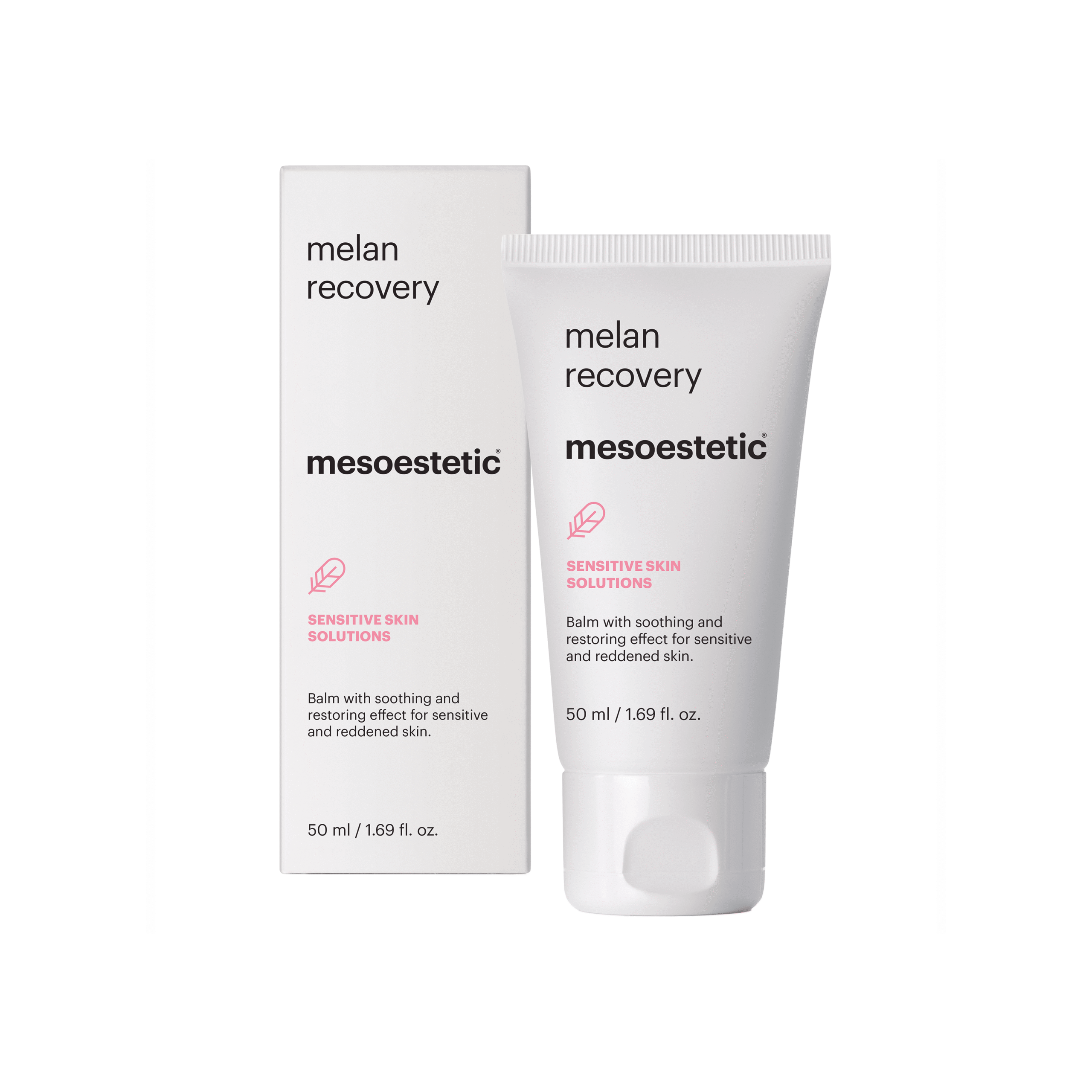 Mesoestetic Melan Recovery Beroligende Balsam Til Sensitiv Og Rød Hud 50 Ml Reducerer Rødme Og Følsom Hud I Ansigtet