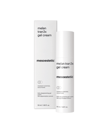 Mesoestetic Melan Tran3x Gel Cream   Depigmenterende Creme Mod Pigmentforandringer Og Pigmentpletter   50 Ml    Effektiv Behandling Mod Pigmentfejl