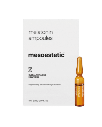 Mesoestetic Melatonin Ampoules   Antiage Ampuller Med Regenererende Effekt Til Nat   10 X 2 Ml    Effektiv Mod Tegn På Aldring