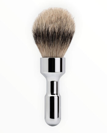 Merkur Futur Barberkost  Silvertip Badger  Krom