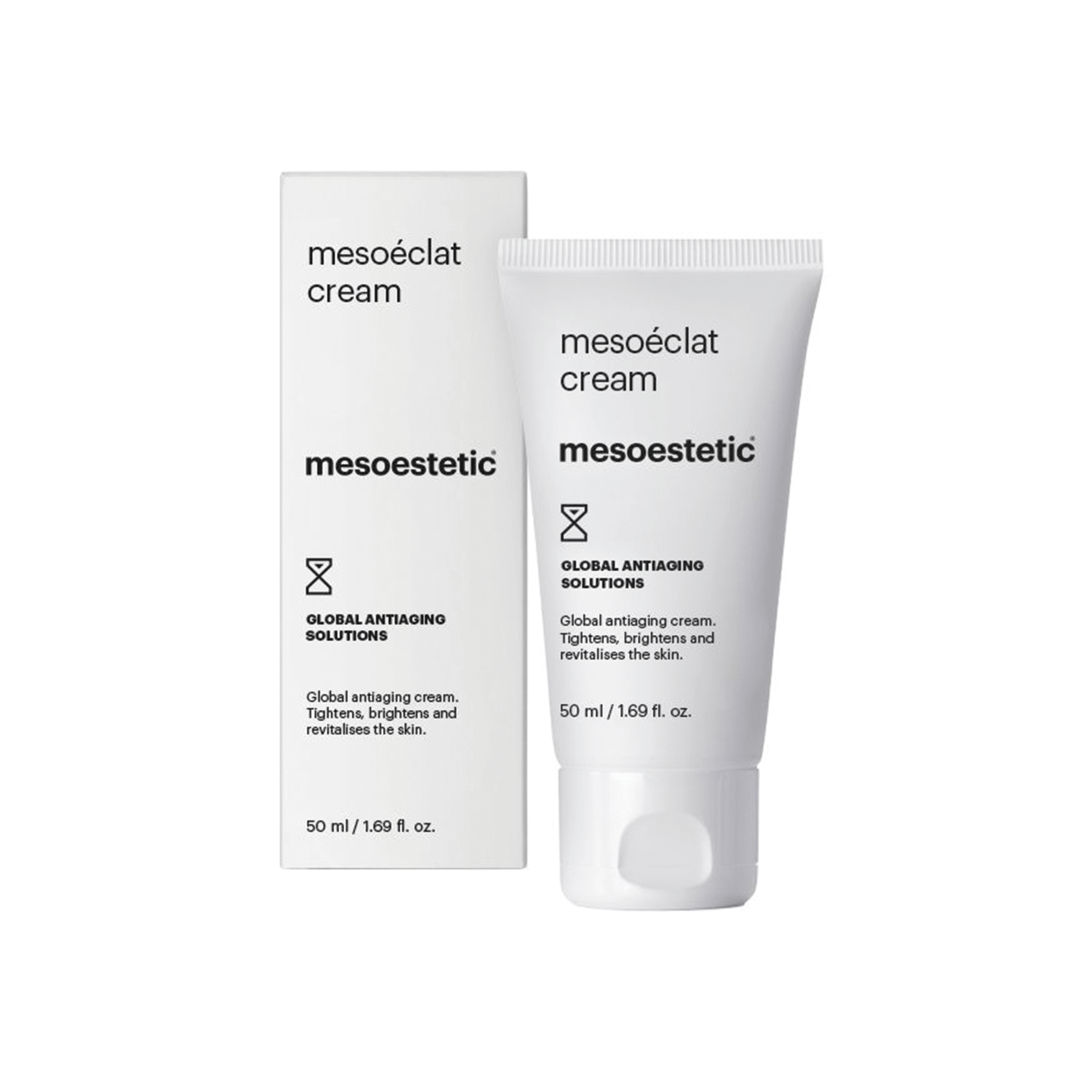 Mesoestetic Meso? Clat Cream Antiage Creme Med øjeblikkelig Virkning 50 Ml Efterbehandling Af Mescoeclat Bekæmper Mat Og Træt Hud