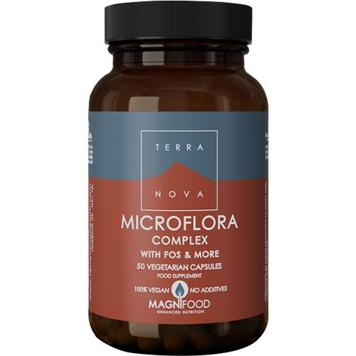 Terranova Microflora Complex   Hed Tidligere Probiotic Complex   50 Kapsler