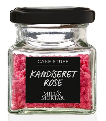 Mill   Mortar Kandiseret Rose  40g