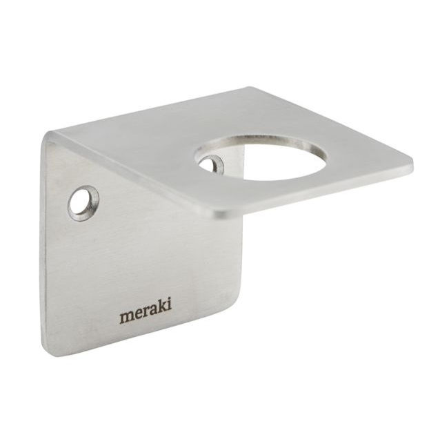 Meraki Supply Vægophæng  Børstet Sølv