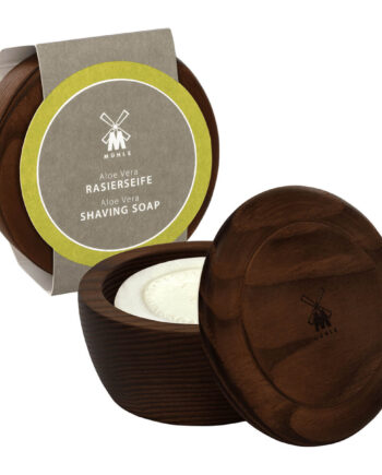 M? Hle Shaving Barbersæbe I Træskål  Aloe Vera  65 Gr